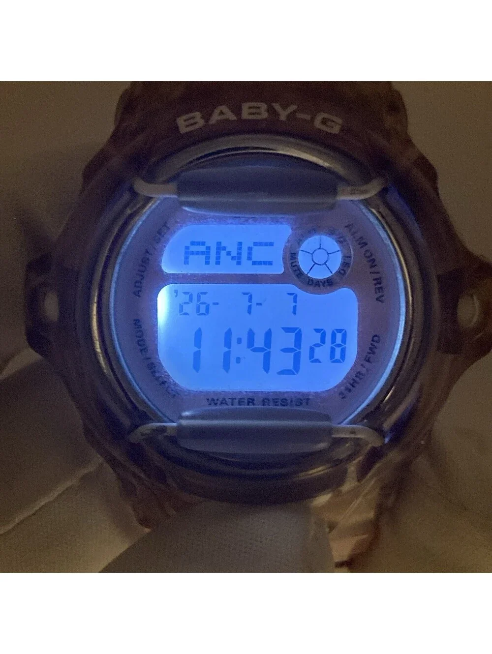 Women’s Casio Baby-G BG-169U Transparent Pink Jelly Y2K Digital Sport Watch 3531